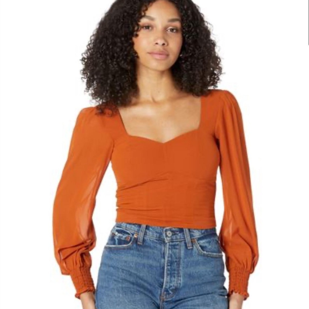 Abercrombie & Fitch Rust Orange Blouse